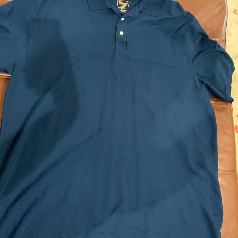 The Foundry Supply Co Navy Big and Tall Polo Shirt Classic Design